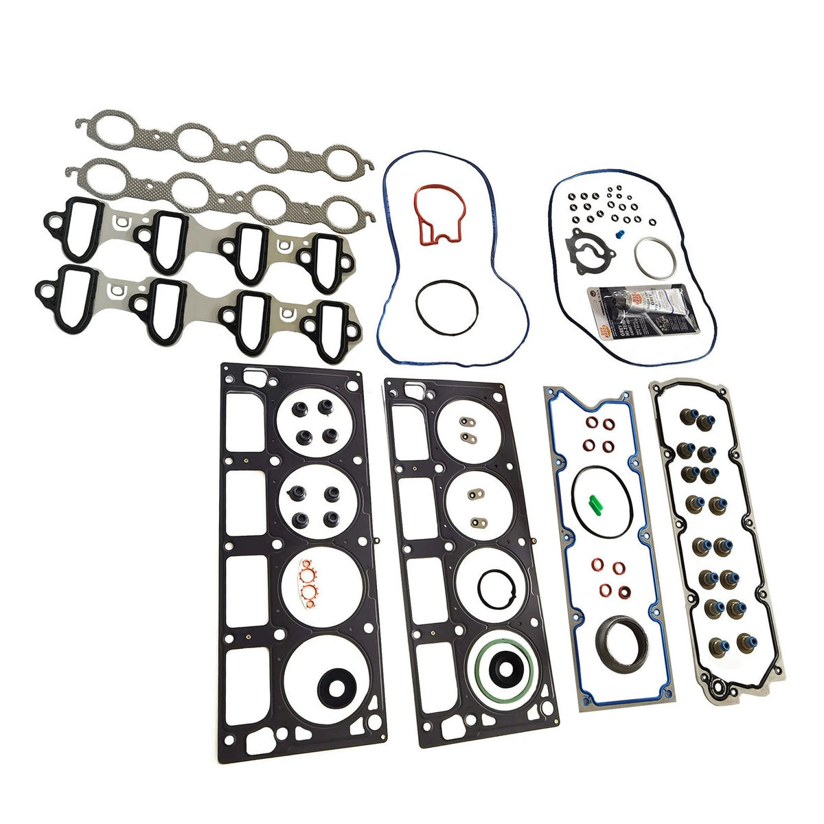 MLS Engine Cylinder Head Gasket Set for GMC Sierra LQ4 LQ9 LS2 (VIN: 5, H, N, U)