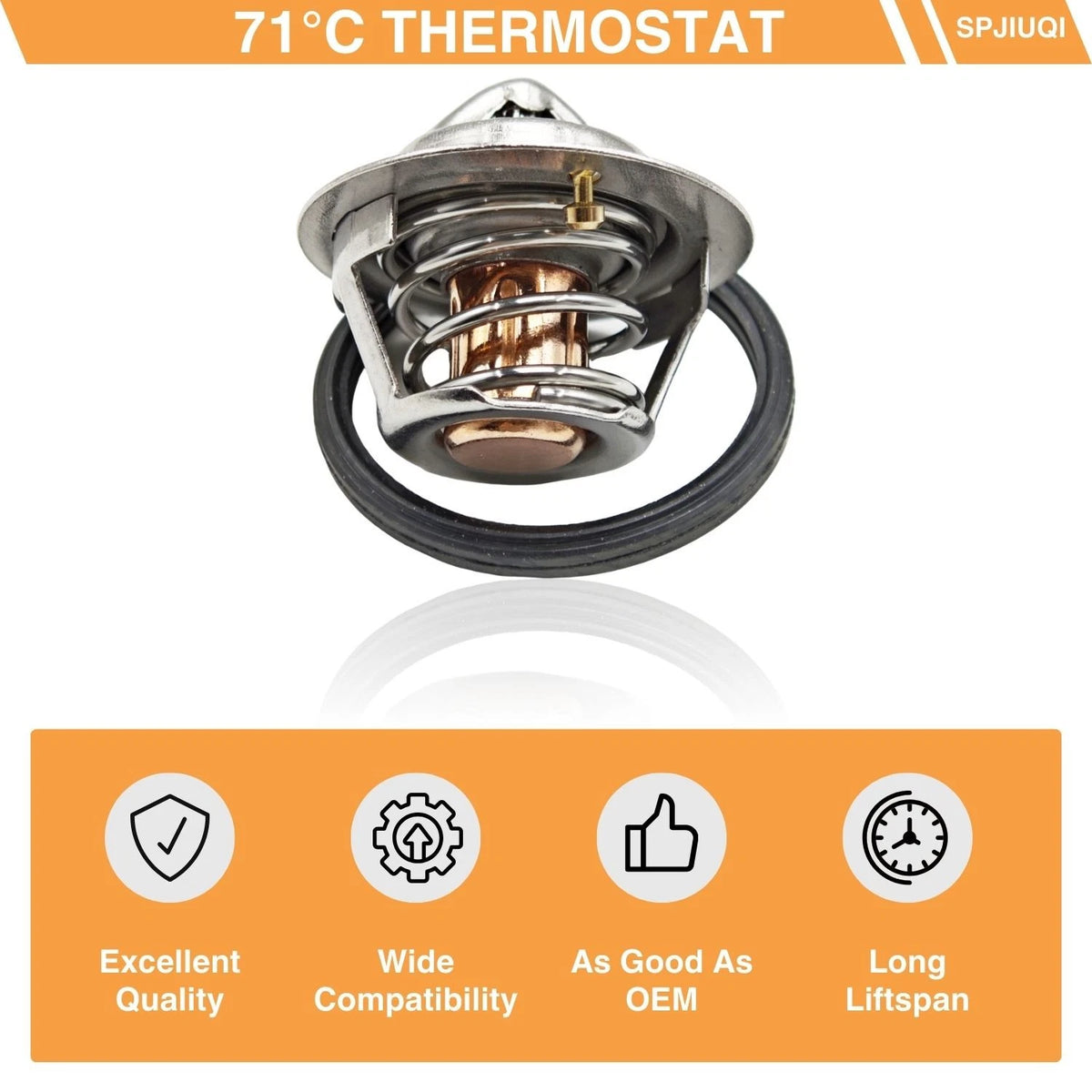 71°C Thermostat 119717-49800 130954 for Thermo King TK4.82 TK4.86 (1990–2023)