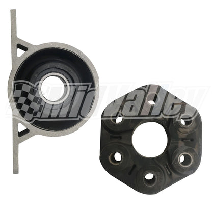 Propshaft Driveshaft Flex Disc & Center Support Bearing for BMW E60 (2004–2011)