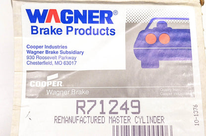 Remanufactured Brake Master Cylinder for Wagner R71249 (NOS)