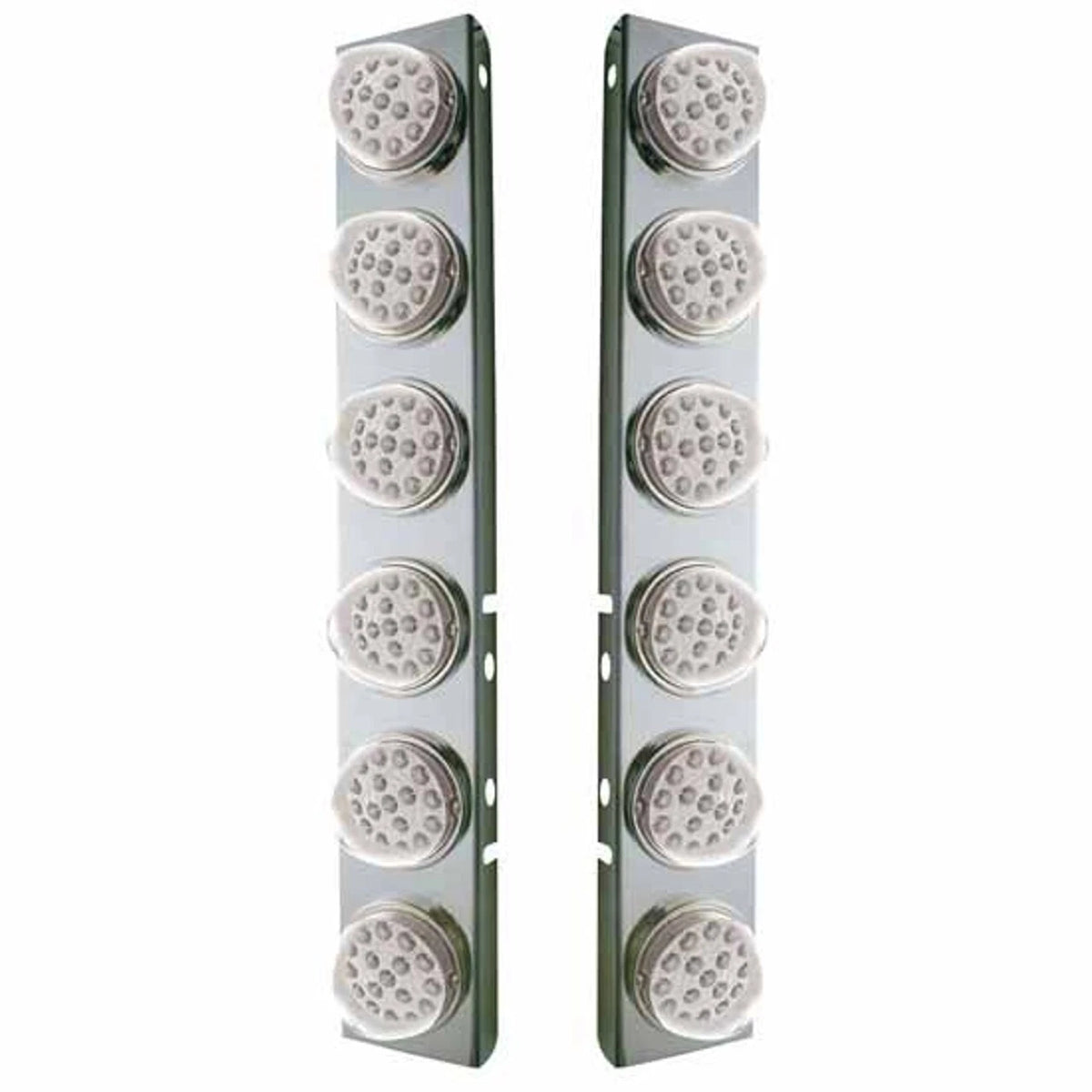 Front Air Cleaner Panels with 12 Amber LED for Peterbilt