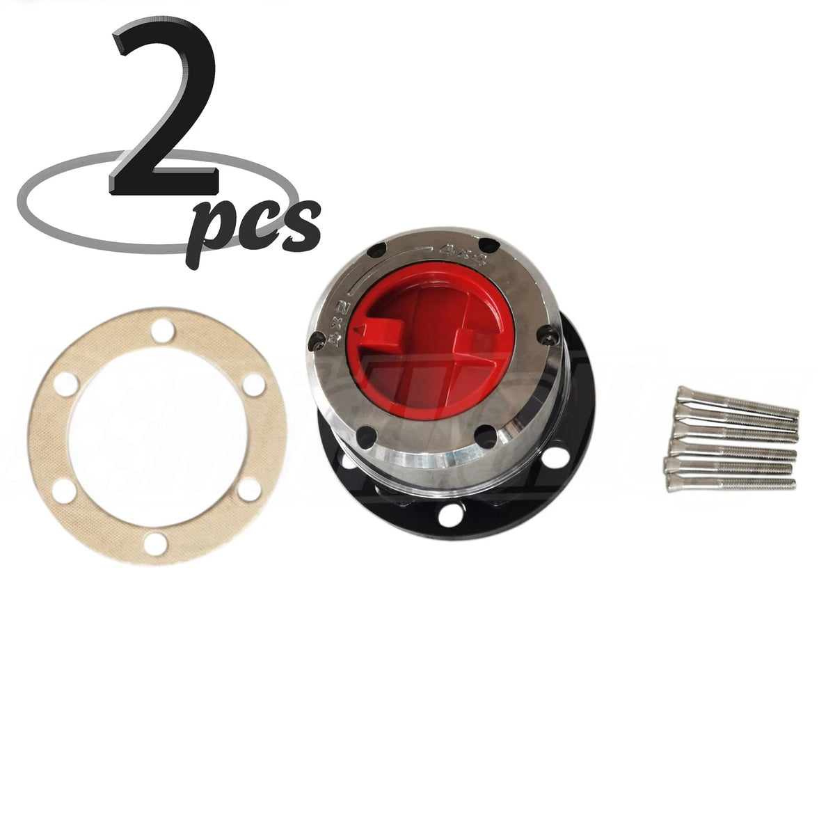 2X Locking Hubs for Jeep CJ2 CJ3 CJ5 CJ6 Jeepster Commando (1941–1971) AVM401HP