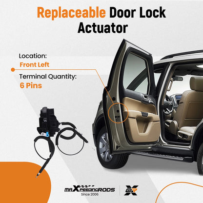 Front Left Door Latch Lock Actuator for Nissan Titan (2005–2012)