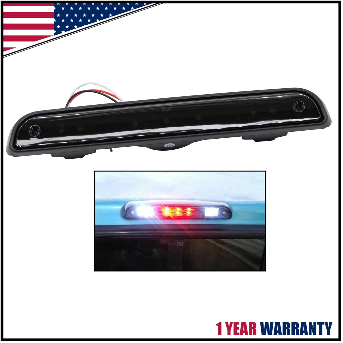 Smoked LED Third Brake Light for Ford F150 F250 (1994–1997)