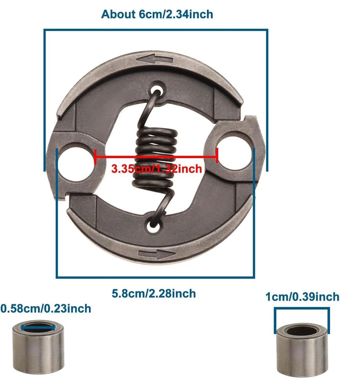 Steel Clutch for Stihl FS90 FC90 FS100 KM100 HT100 HT131