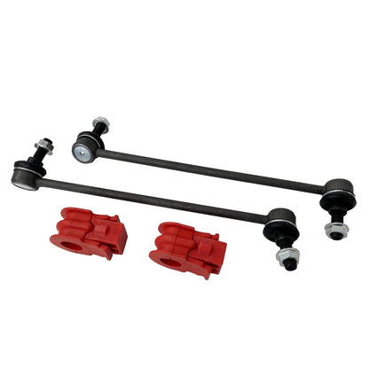 4Pcs Front Stabilizer Sway Bar Link & Bushings for Nissan Rogue (2008–2013)