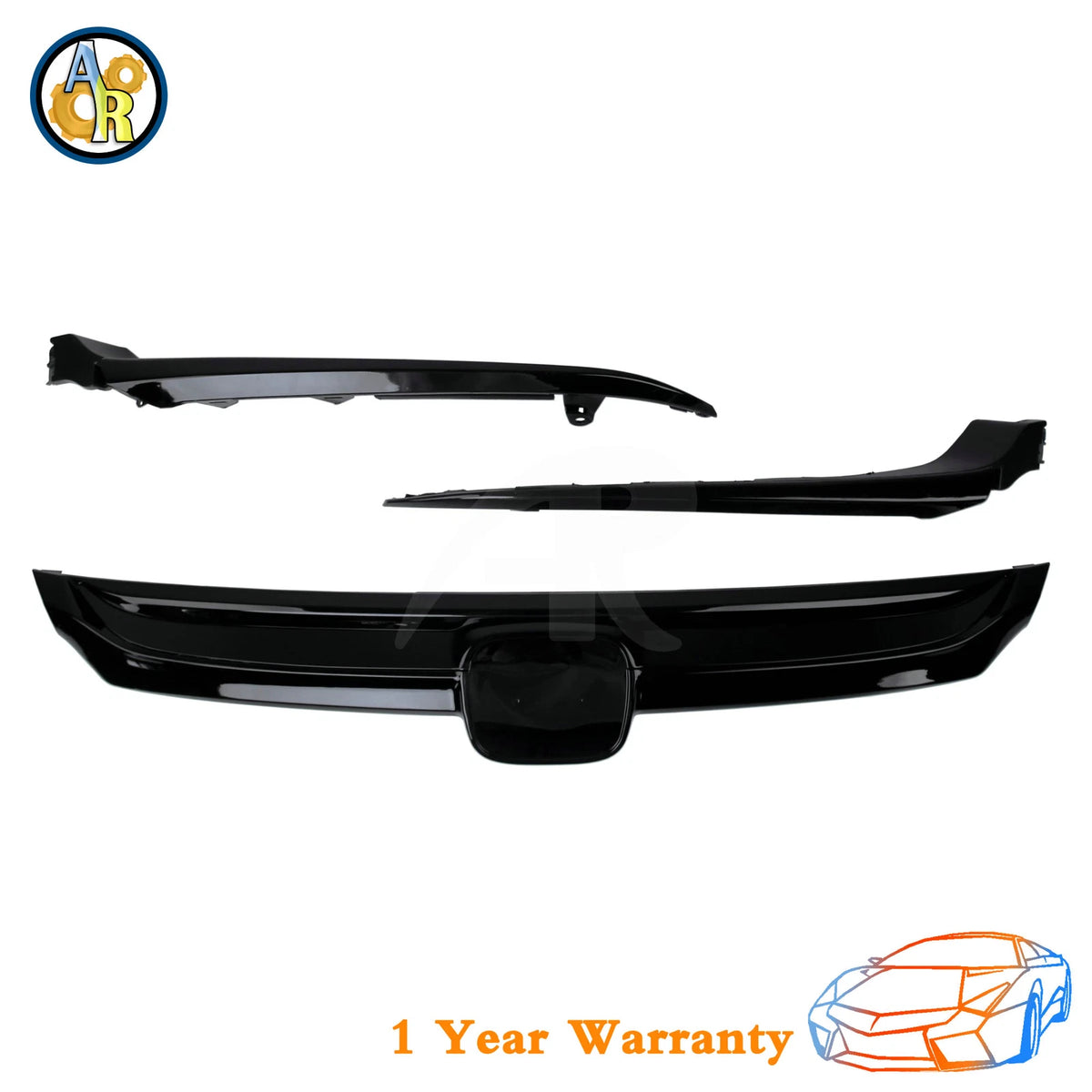 Glossy Black Grille Assembly for Honda Accord (2018–2020)