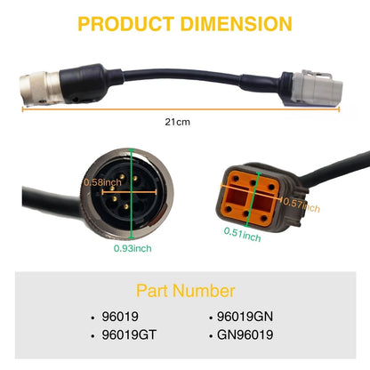 Control Box Harness Adapter for Genie GS-2668 DC, GS-3246, GS-3268 DC (96019GT)