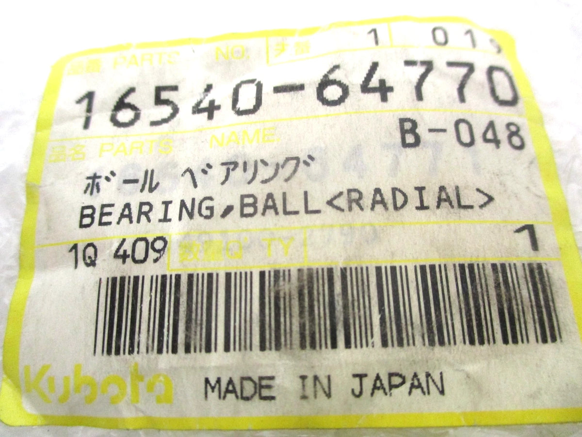 Bearing for Kubota M7580DT-C M8580DT-C M9580DT-C (OEM 16540-64770)