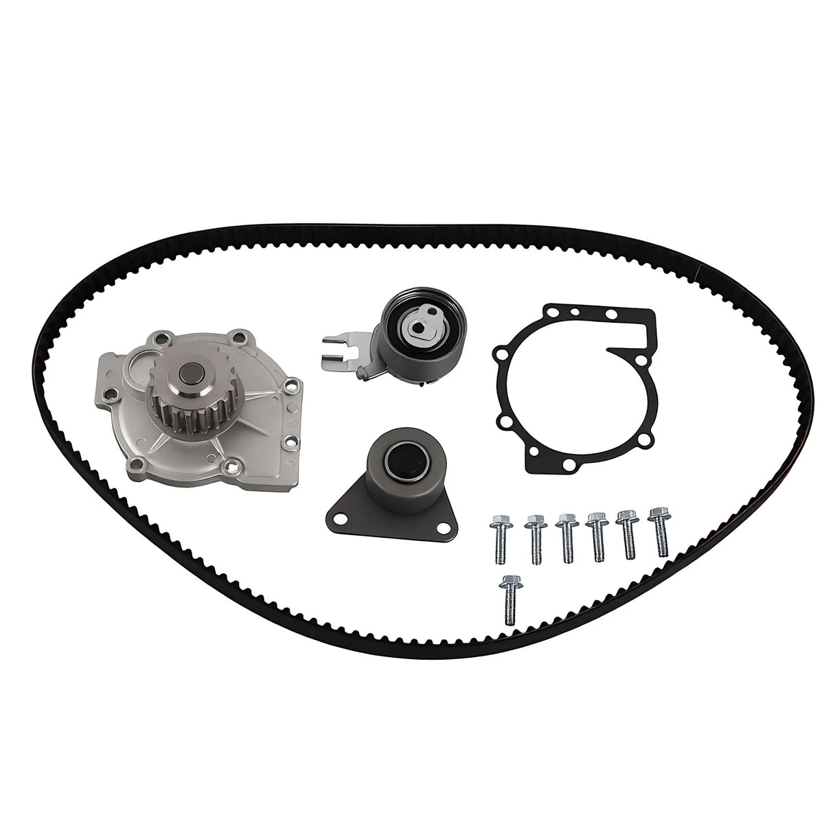 Timing Belt Kit & Water Pump for Volvo C30 S40 S80 XC90 V50 (2007–2013) TCKWP331A