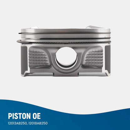 16V Engine Piston Ring Kit for Subaru Forester Legacy 2.5L EJ253 (2006–2009)
