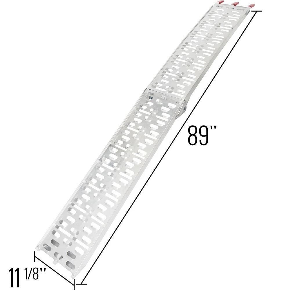 2X Aluminum 7' 6" Arched ATV Ramps for ATV (AFP-9012-2)