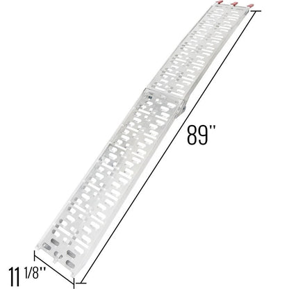 2X Aluminum 7' 6" Arched ATV Ramps for ATV (AFP-9012-2)