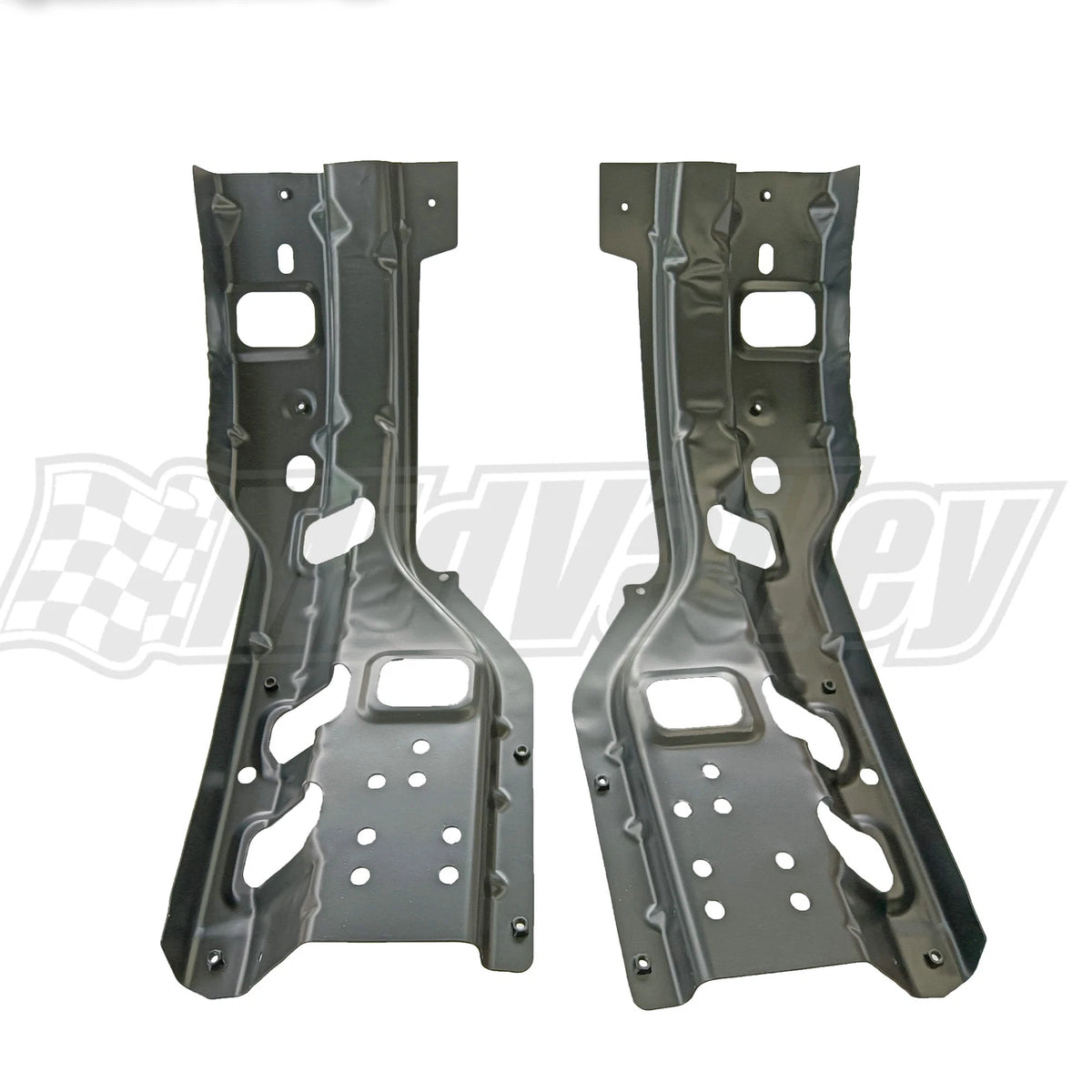 2X Front Bumper Impact Brackets for Chevy Silverado 2500 3500 (2011–2014)