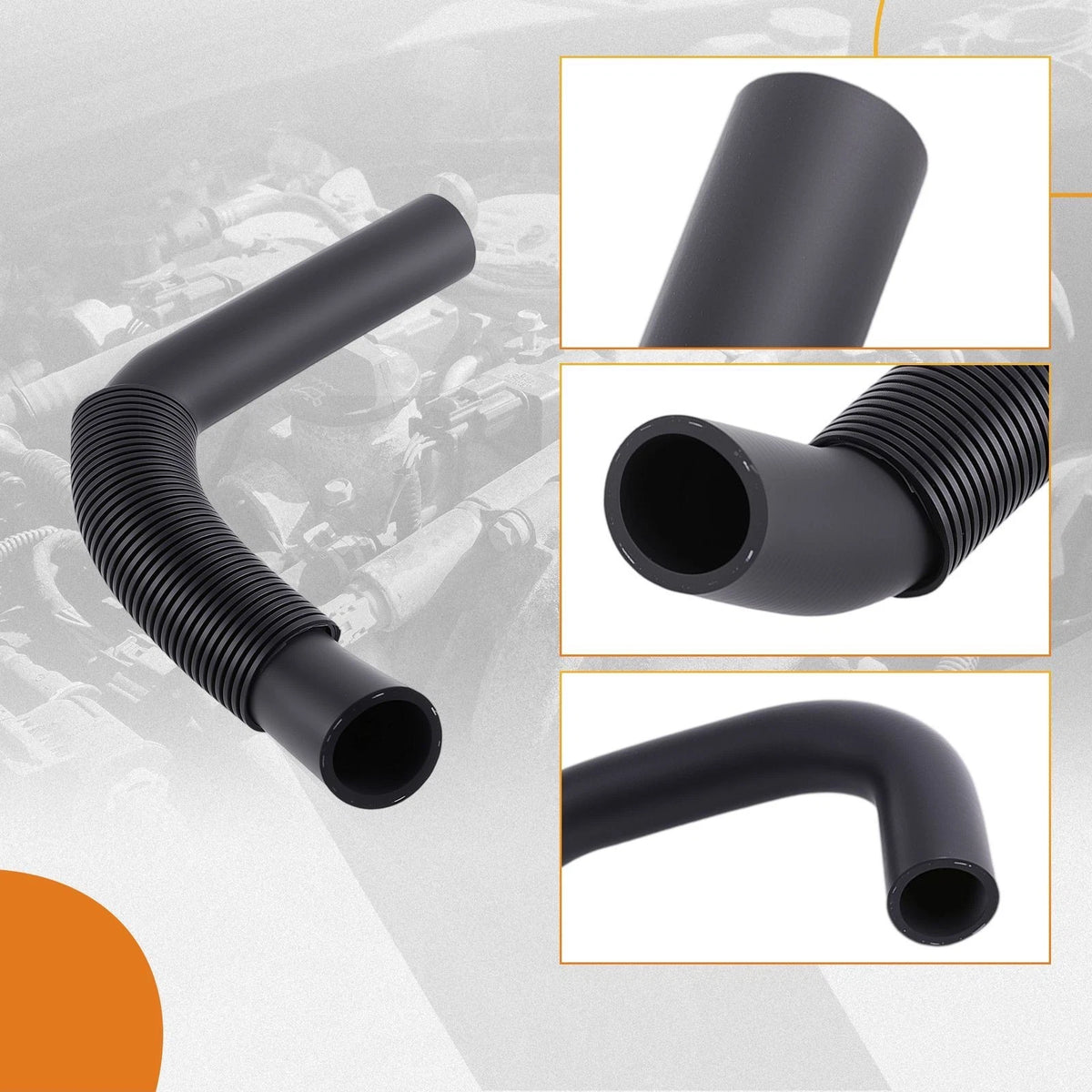 Radiator Coolant Hose Pair for Chevy Silverado 1500 2500 HD 3500 (1999–2006)
