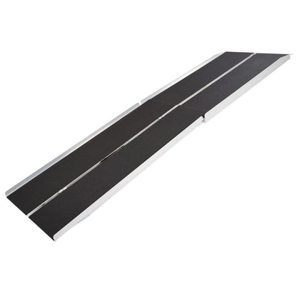 10' Portable Wheelchair Ramp for Home Steps, 600 lb Capacity, Folding