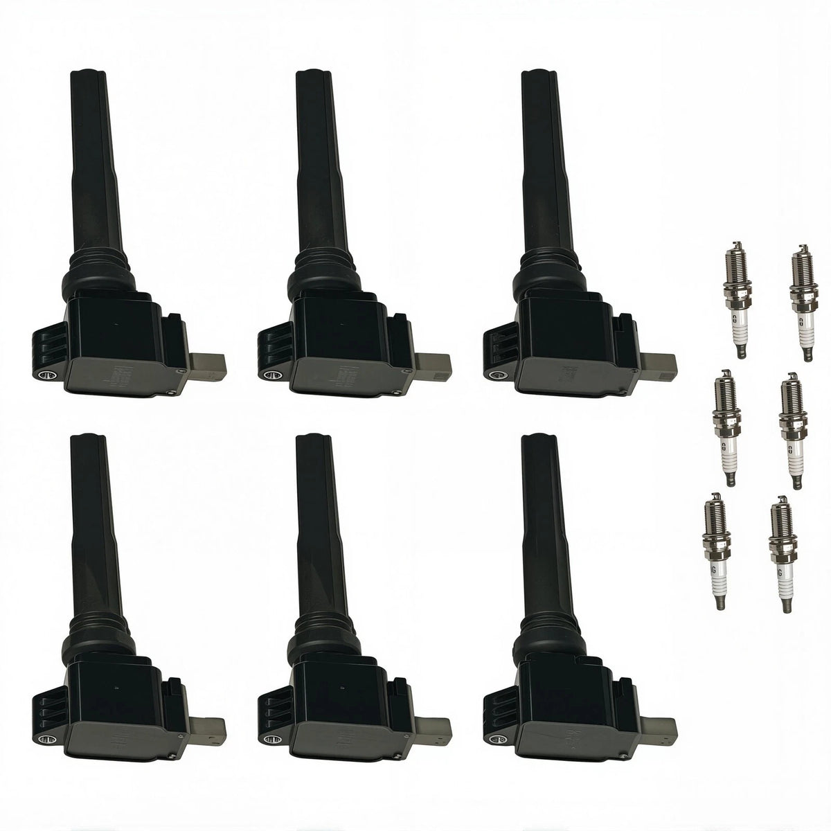 6X Ignition Coil & NGK Platinum Spark Plug for Ford F-150 (2017–2019)