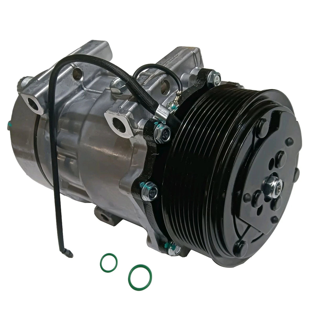 A/C Compressor w/ Clutch 8-Groove Pulley for Ford F-650 F-750 (2004–2015) CO4666C