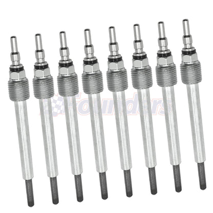 Glow Plug Set of 8 for Ford E350 Van Super Duty V8 6.0L (2004–2010)
