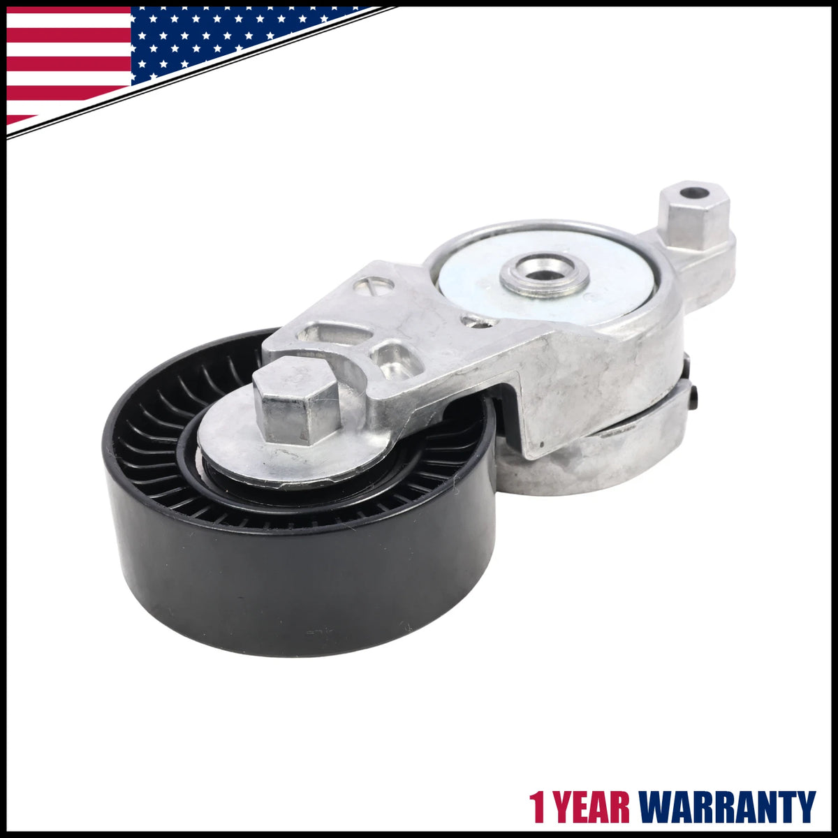 Drive Belt Tensioner Assembly w/ Pulley for Toyota Camry 2012–2017 39106