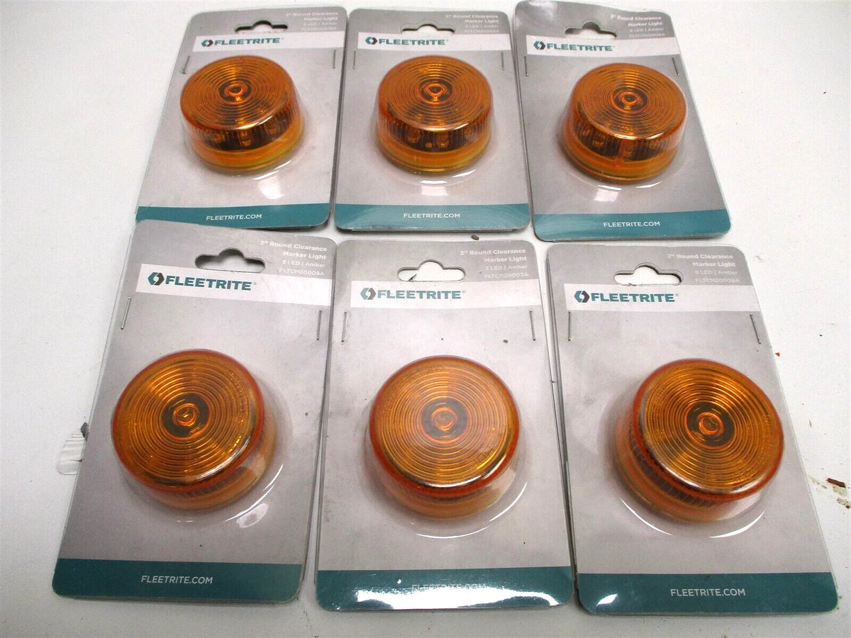 Set of 6 LED Cab Marker Lights for Fleetrite G3003 (FLTCM20009A, 3050A, MCL50ABP)