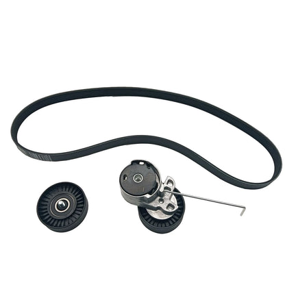 Serpentine Belt Tensioner Pulley Kit for Volvo S80 XC60 XC70 XC90 (2007–2015)