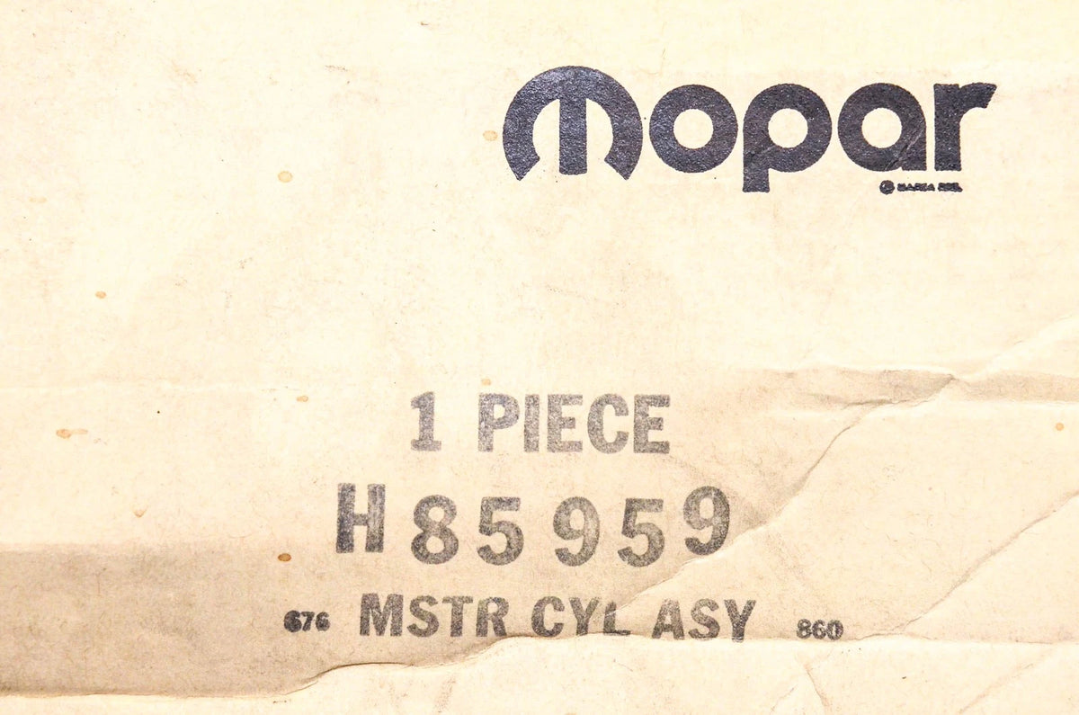 Master Cylinder Assembly for Mopar (H-85959, H85959, E77016)