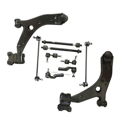 10Pcs Suspension Kit Front Lower Control Arm for Mazda 3 5 (2004–2014)