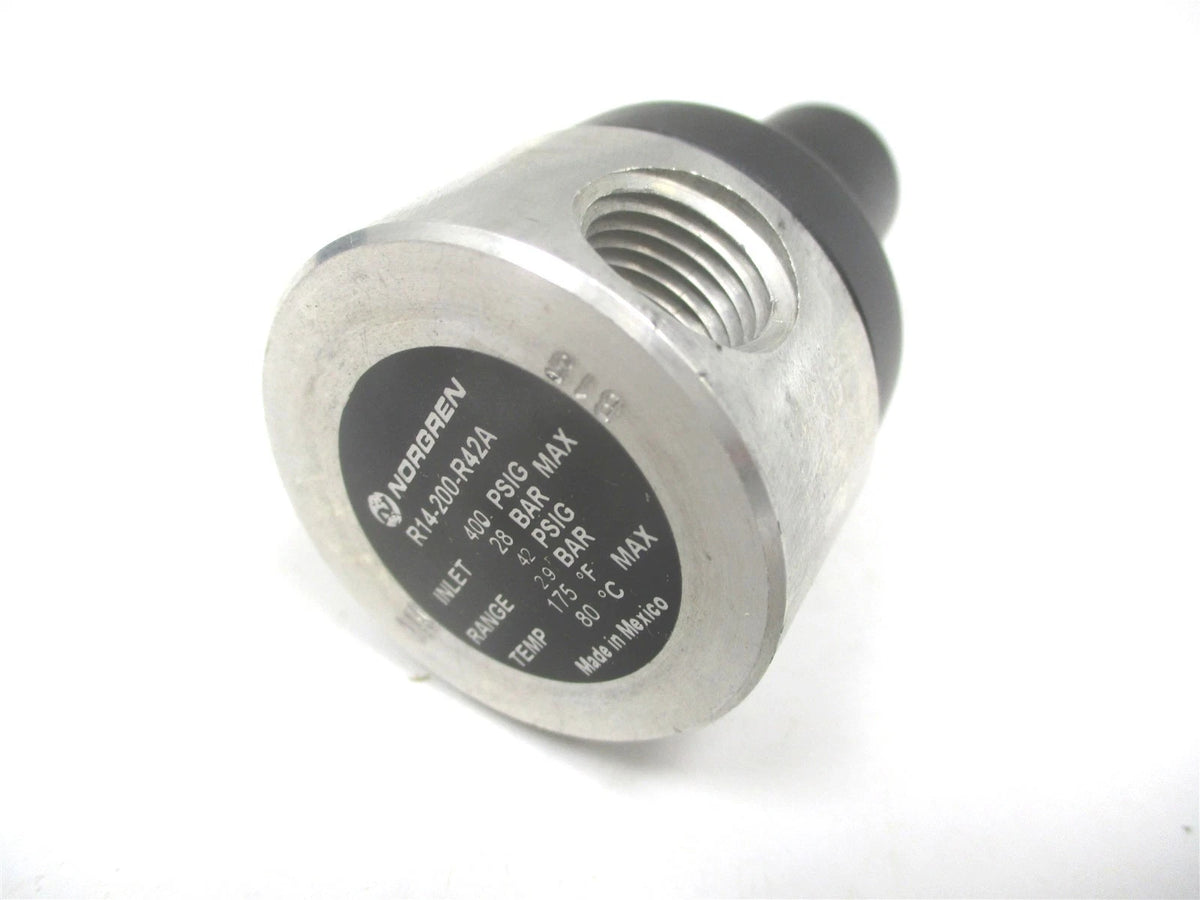 R14-200-R42A Pneumatic Regulator for (42 PSI, 1/4" PTF)