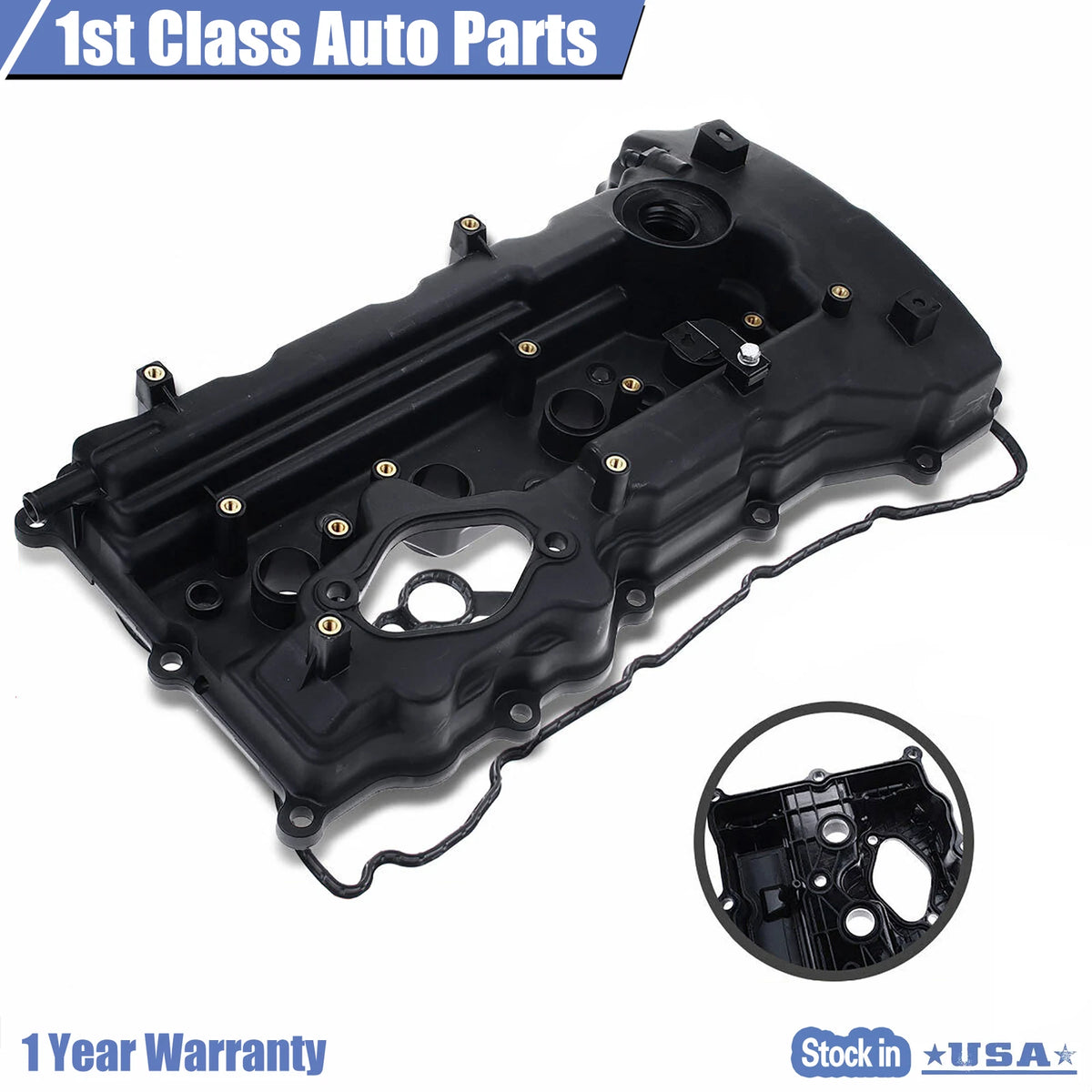 Engine Valve Cover w/ Gasket for Kia Optima (2011–2015), Hyundai Tucson (2014–2015)