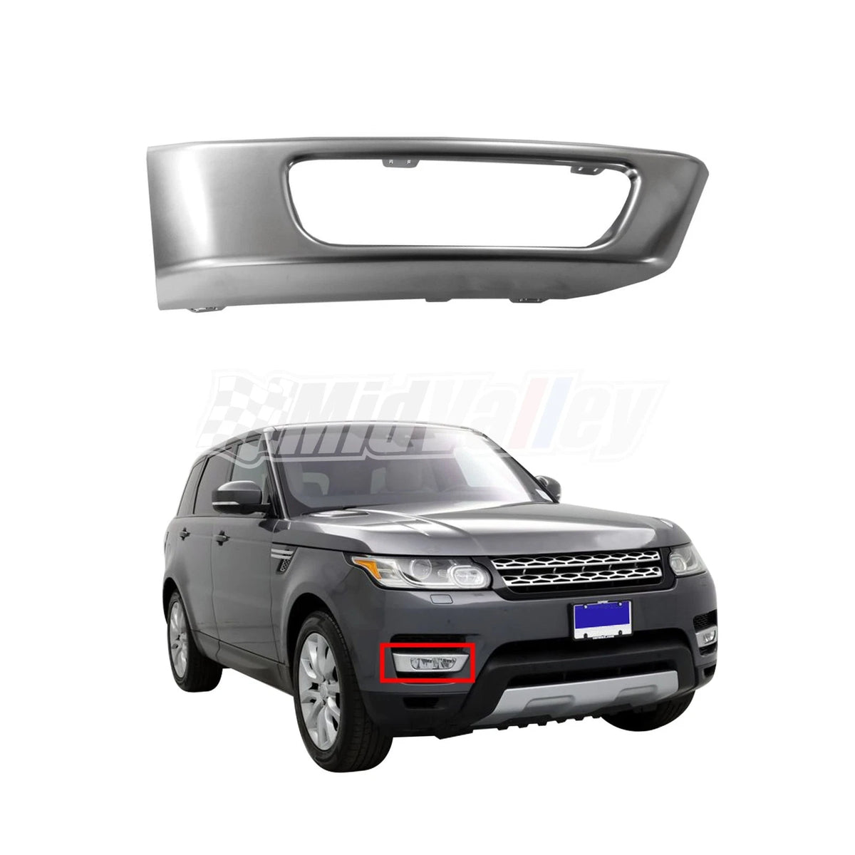 Bumper Insert Trim Fog Light for Range Rover Sport (2014–2017)