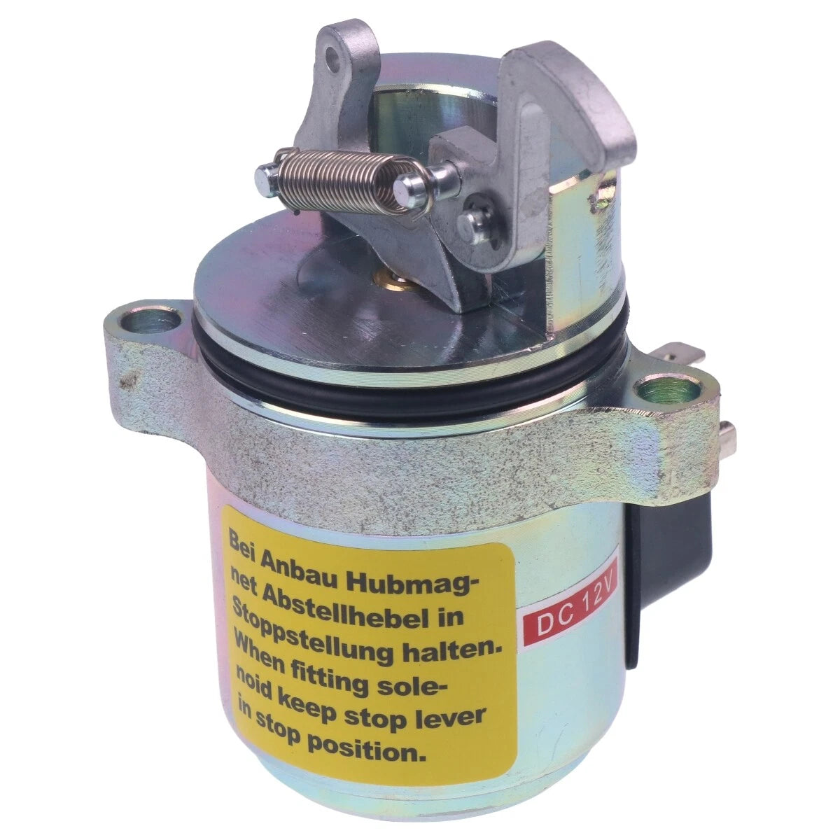 12V Fuel Shut Off Solenoid 6686715 for Deutz BF4M1011F Bobcat A220 A300 863 873