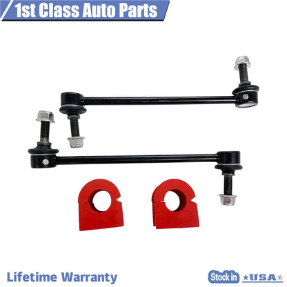 Set of 4 Front Sway Bar Links Bushings Kit for Ford Mustang (2006–2010) K80899 K200167