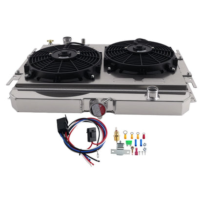 Aluminum Radiator Fan for Chevrolet Bel Air Biscayne Impala (1963–1968) RAD289 3 Row