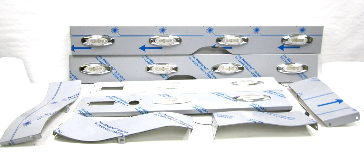 Set of 2 Chrome Trim Kits with LED Lights for ProStar Sleeper (2014–Present)
