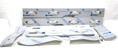 Set of 2 Chrome Trim Kits with LED Lights for ProStar Sleeper (2014–Present)