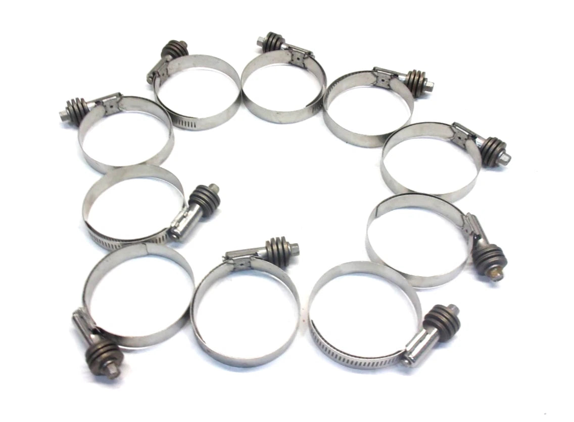Set of 10 Flex-Gear SS Hose Spring Clamps Size 36 (1-13/16" to 2-3/4")