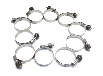 Set of 10 Flex-Gear SS Hose Spring Clamps Size 36 (1-13/16" to 2-3/4")