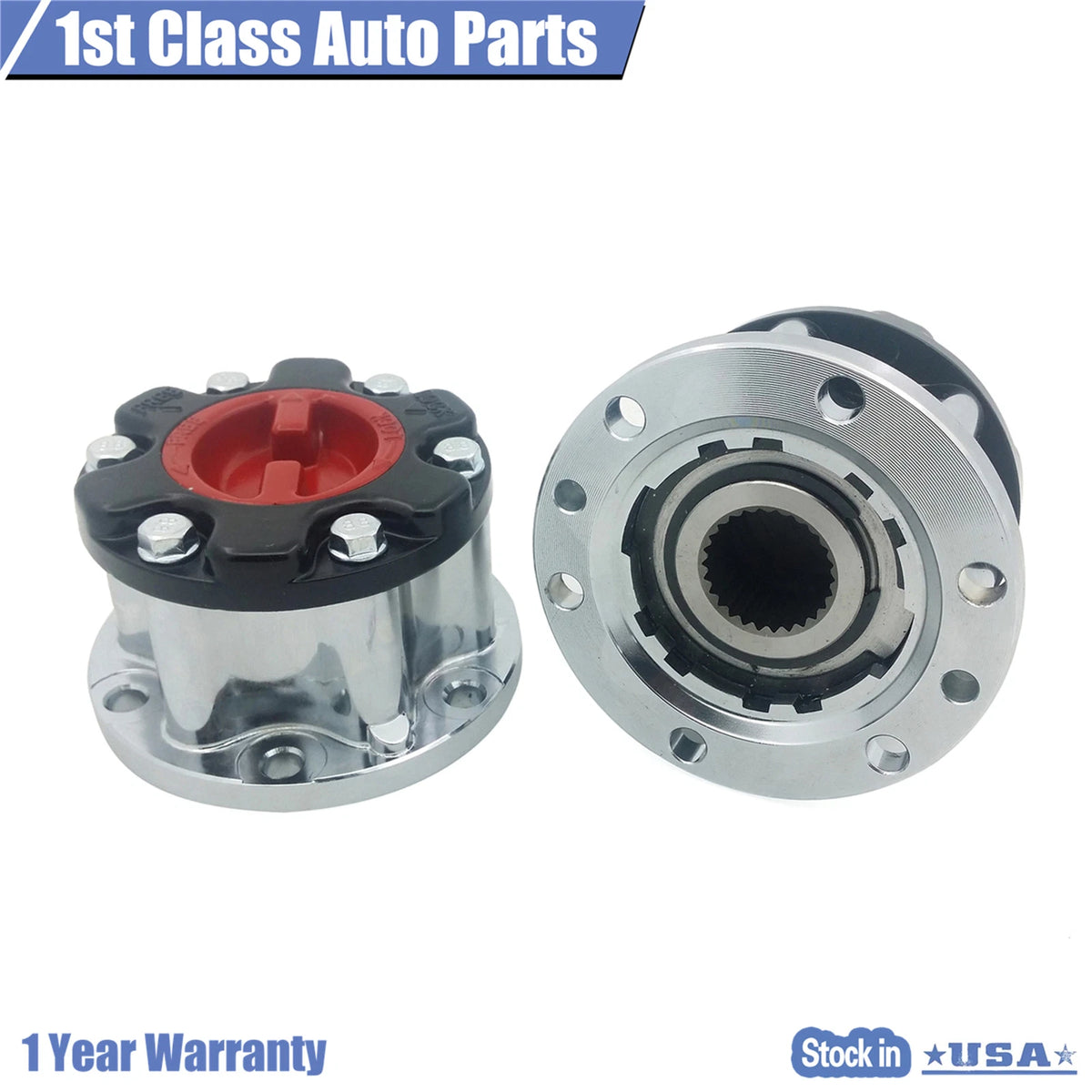 Set of 2 Manual Wheel Locking Hubs for Toyota 4Runner T100 (1986–1998)