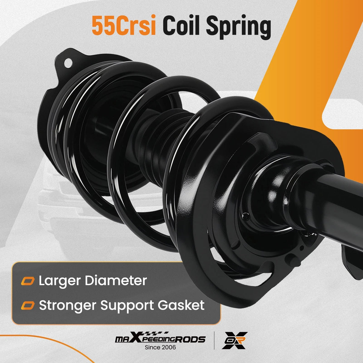 Front Quick Complete Struts & Coil Springs for Jeep Cherokee (2014–2022) 13612
