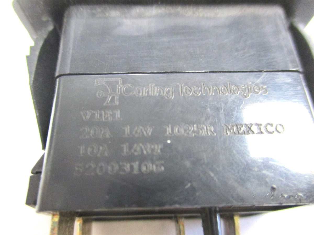 On-Off Warning Light Switch 20A 14V for Carling Thomas Built Bus