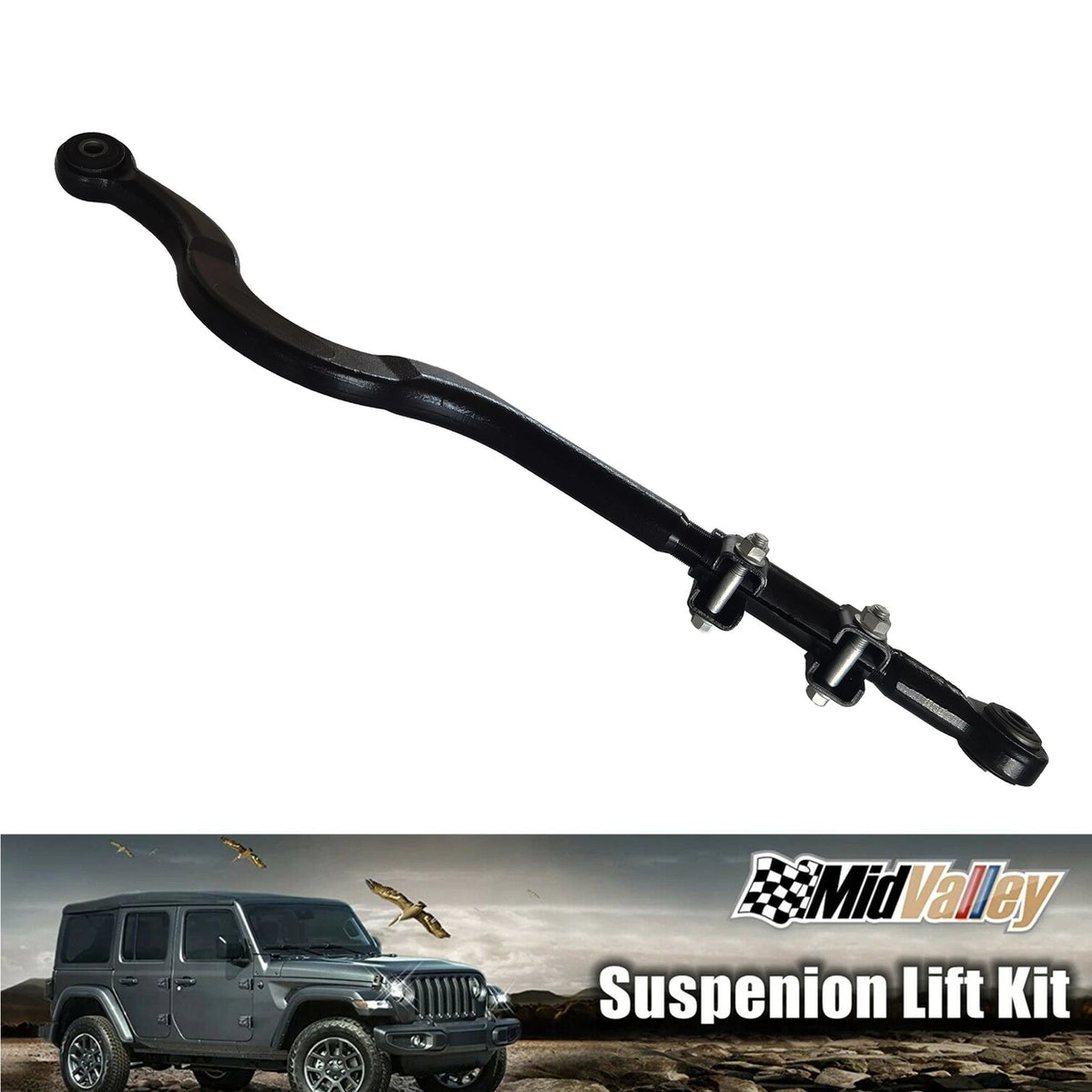 2.5-6" Lift Front Adjustable Track Bar for Jeep Wrangler JK (2007–2018)