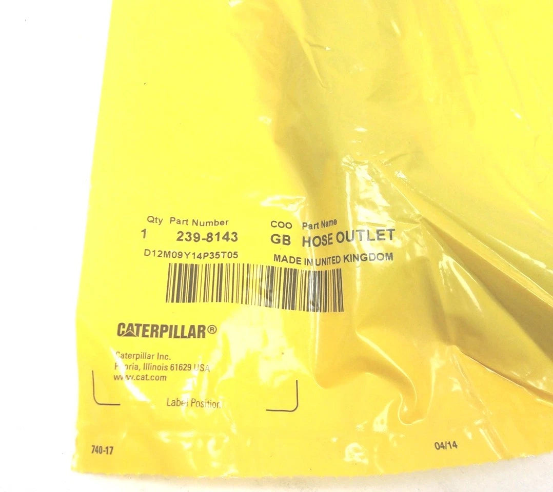 Water Inlet Hose for Caterpillar C11 C13 (239-8143, 2398143)