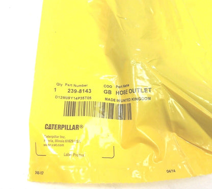 Water Inlet Hose for Caterpillar C11 C13 (239-8143, 2398143)