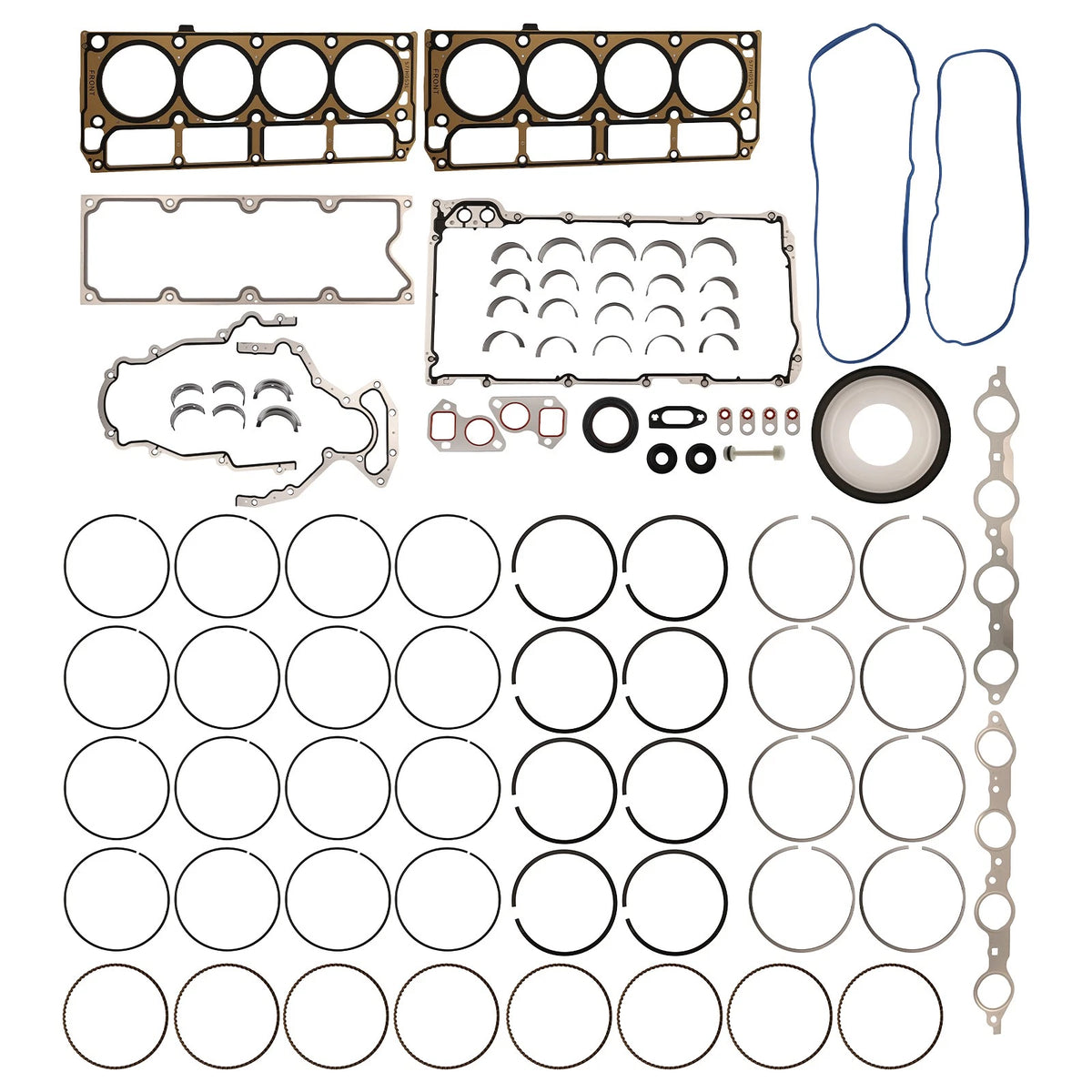 Engine Rebuild Ring Kit for Chevy GMC Gen III LS1 LS6 LQ4 LQ9 4.8L 5.3L 5.7L (1997–2009)