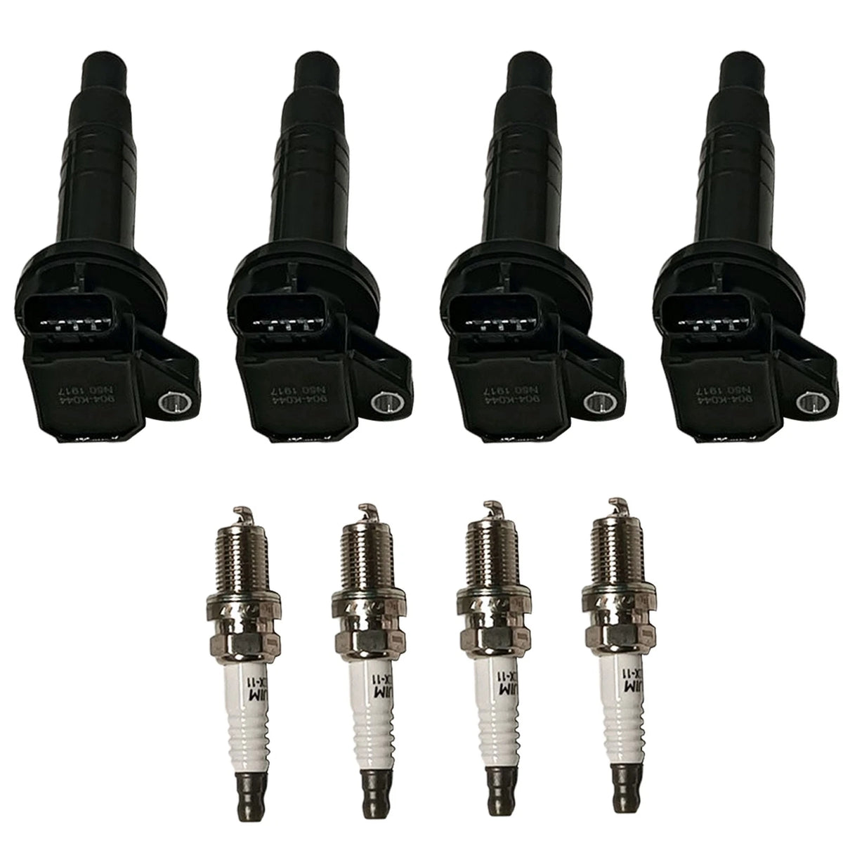 Set of 4 Ignition Coils & Spark Plugs for Toyota Corolla Celica Chevy Matrix (1.8L) UF247