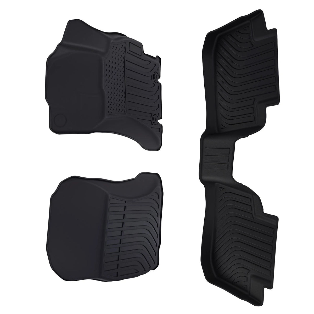 All Weather Floor Mats Liner for Subaru Forester (2014–2018) TPE Black
