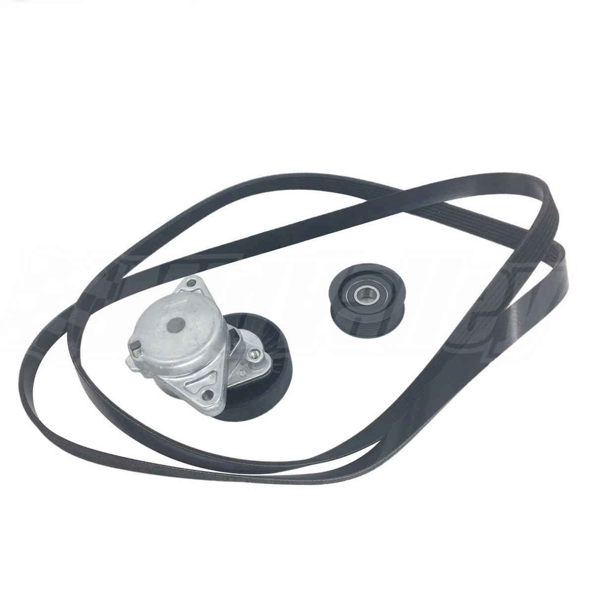 Serpentine Belt Tensioner & Idler Pulley Drive Kit for Mercedes R500 E320 S500 (2006–2007)