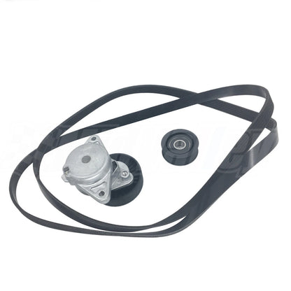 Serpentine Belt Tensioner & Idler Pulley Drive Kit for Mercedes R500 E320 S500 (2006–2007)