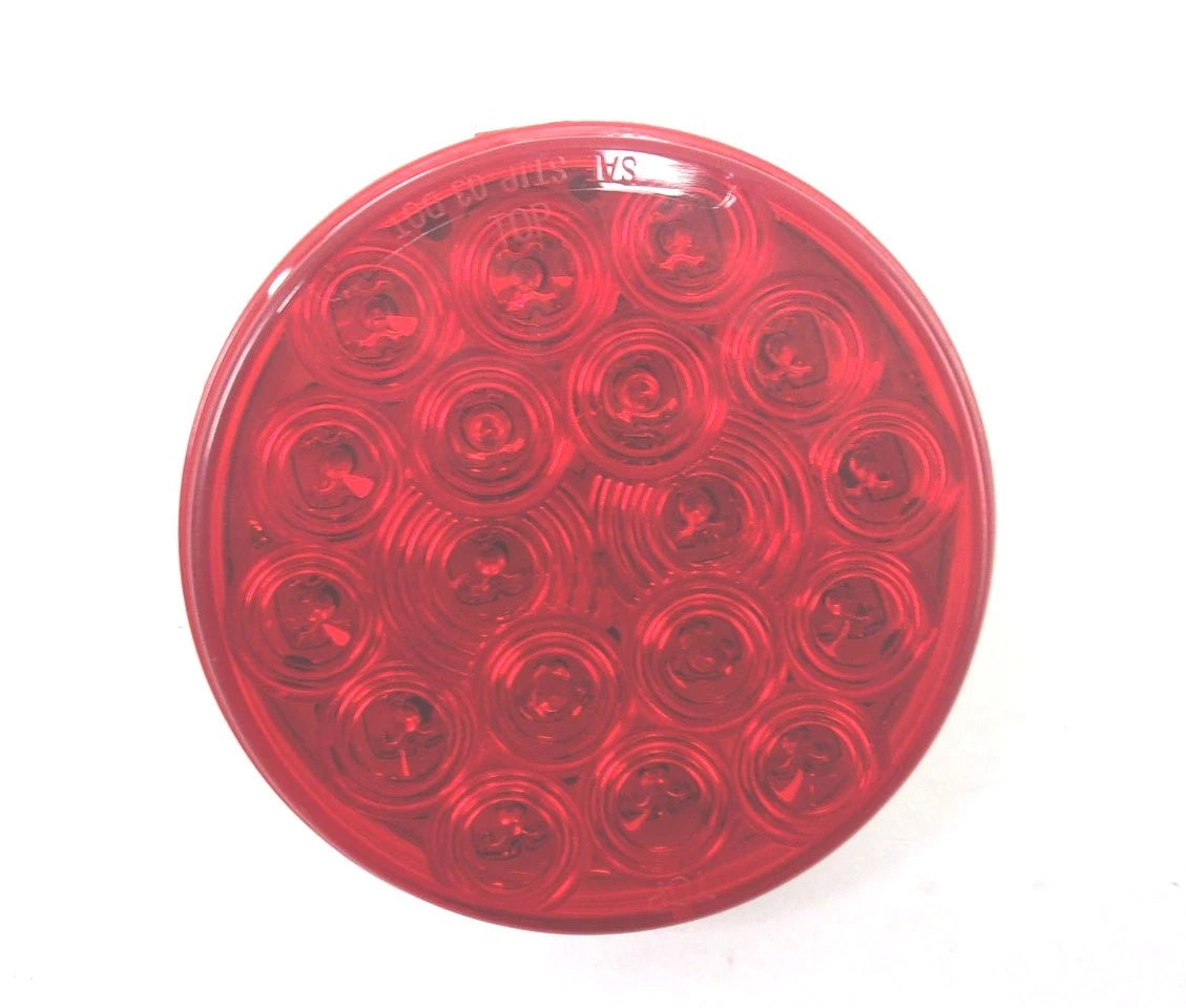 4" Red 18 Diode LED Round Stop/Turn/Tail Light for OTR (12-14V) - PTL4018R